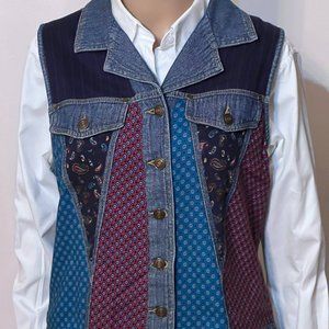 Carole LIttle Sport Denim Jacket, Women's XL